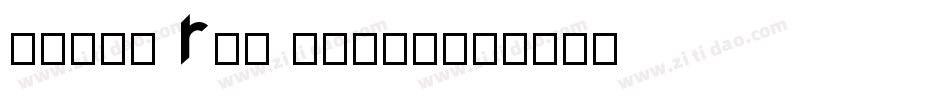 Tiger Rag Plain字体转换